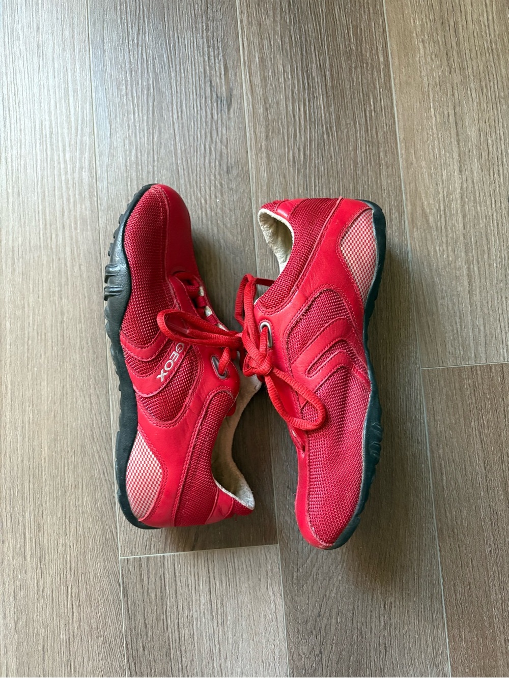Geox Red Women’s Sneakers